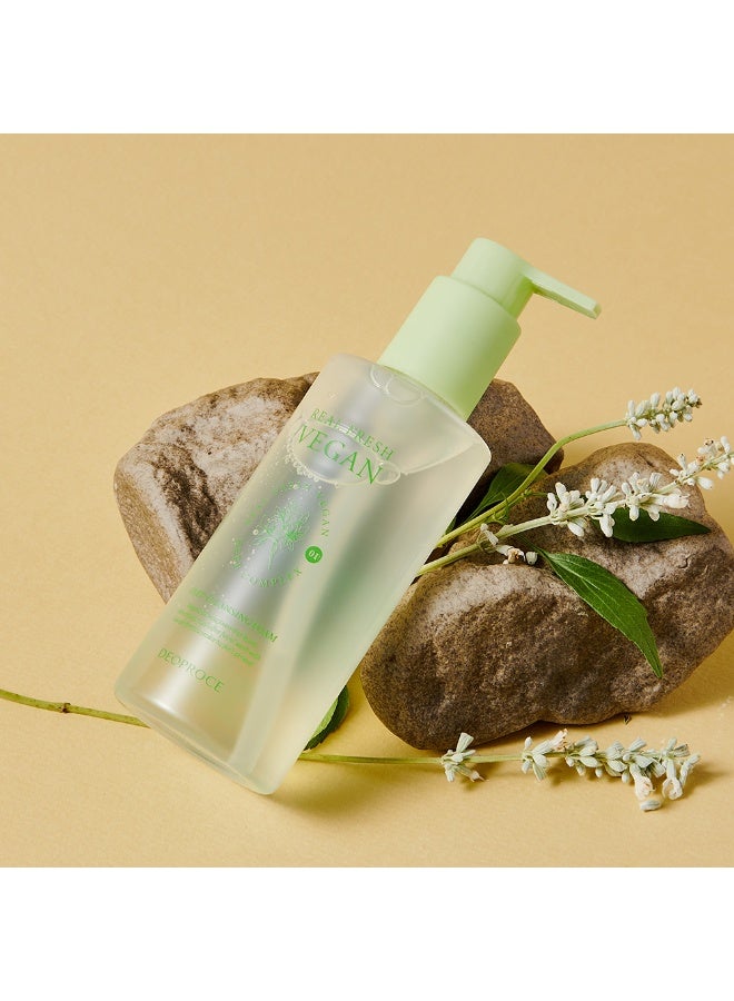 DEOPROCE Real Fresh Botanical Deep Cleansing Foam - 200ml - Image 3